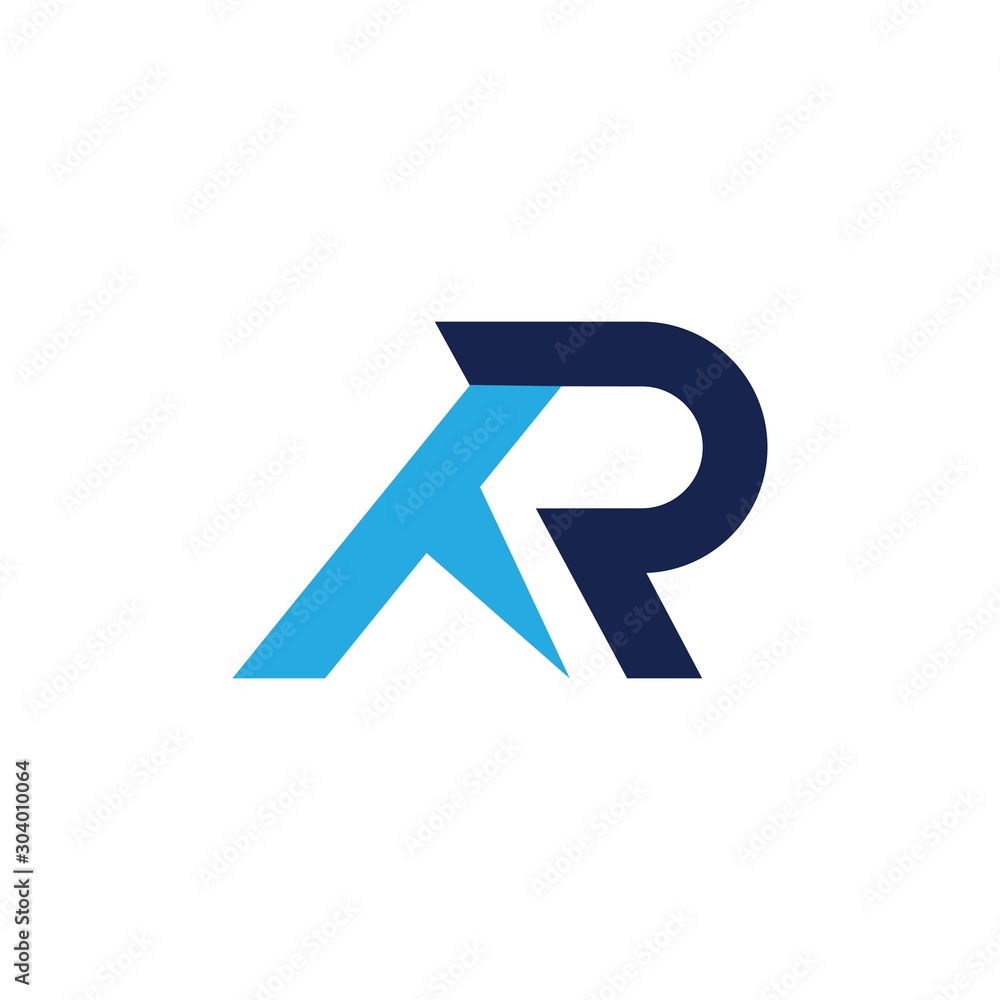 R Letter Arrow vector illustration icon R Letter Arrow vector illustration icon