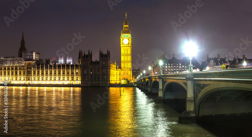 Big Ben  Parliament  Westminster bridge in London