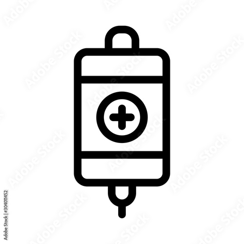 Infuse icon isolated on abstract background