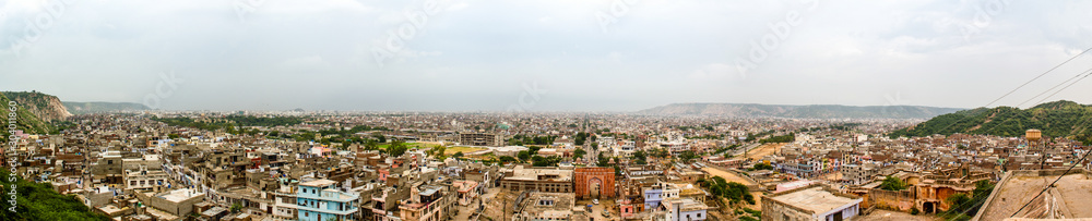 Blick auf Jaipur / Indien vom Affentempel