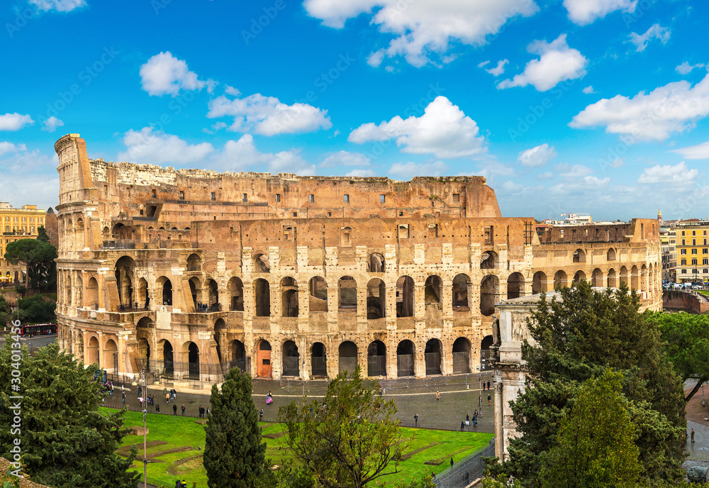 Colosseum in  Rome, Italy