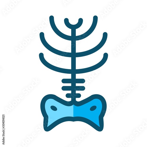  x ray icon isolated on abstract background