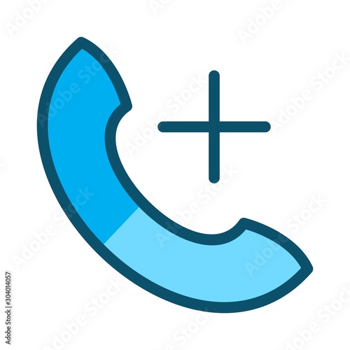 help line icon isolated on abstract background