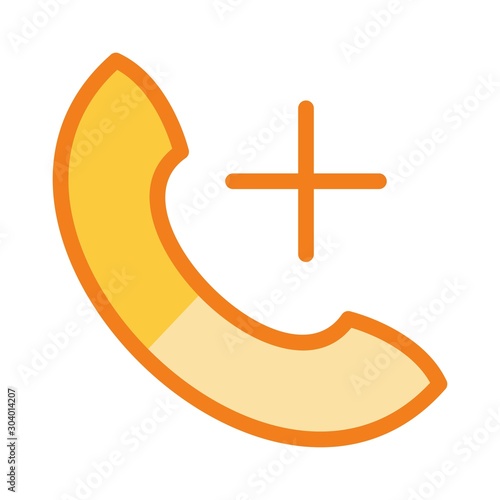 help line icon isolated on abstract background