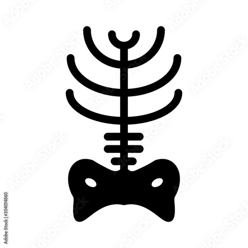  x ray icon isolated on abstract background