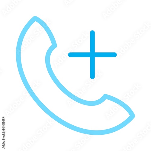 help line icon isolated on abstract background