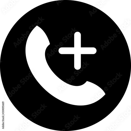 help line icon isolated on abstract background