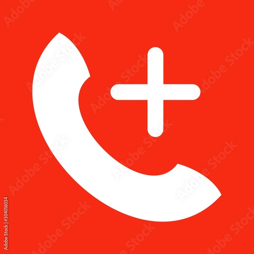 help line icon isolated on abstract background