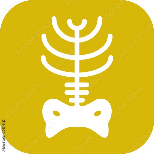  x ray icon isolated on abstract background