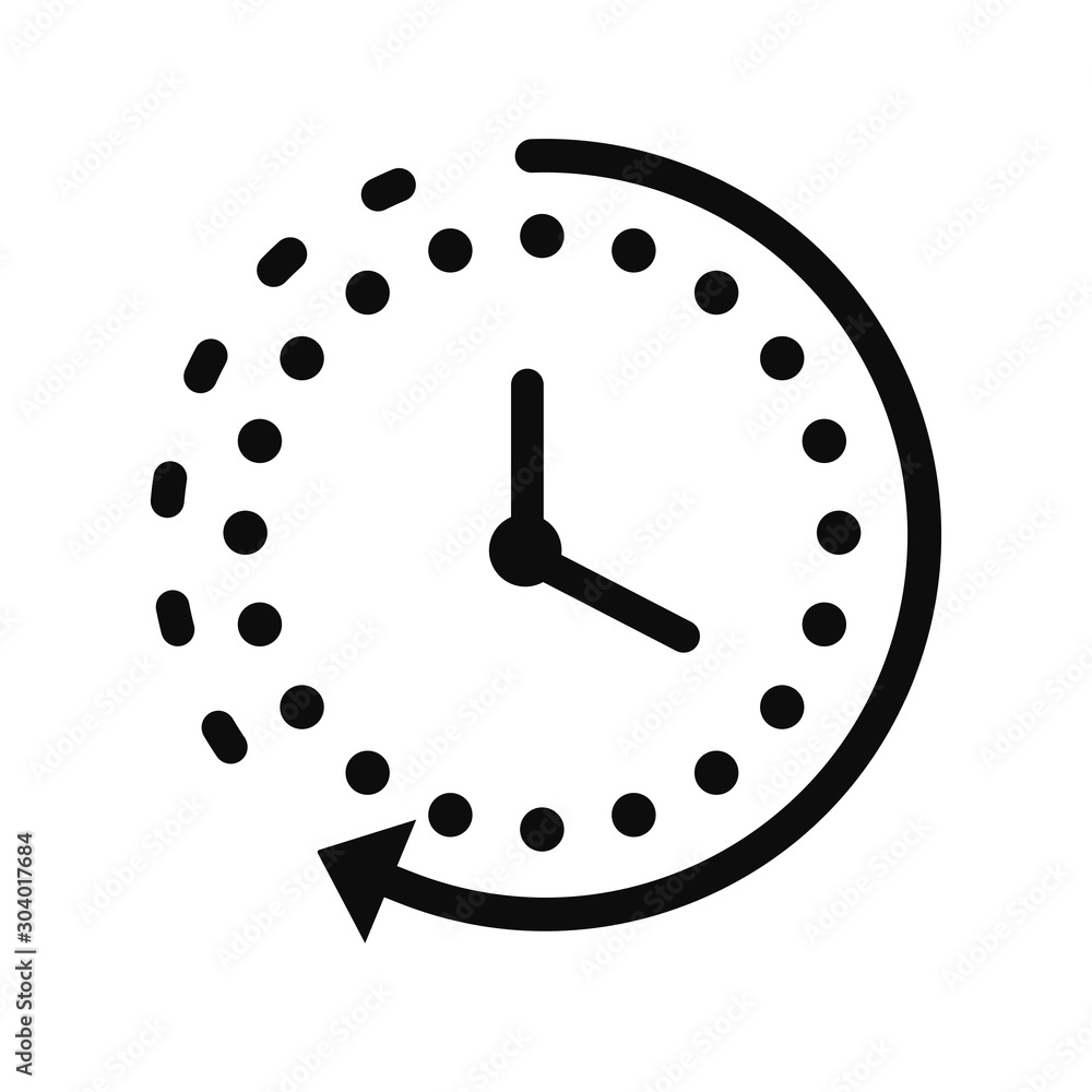 clock icon vector. time illustration symbol or sign. clock icon vector. time illustration symbol or sign.