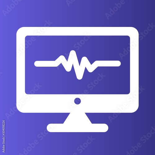 help line icon isolated on abstract background