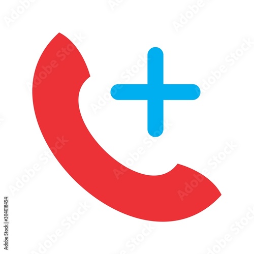 help line icon isolated on abstract background