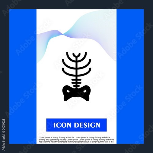  x ray icon isolated on abstract background