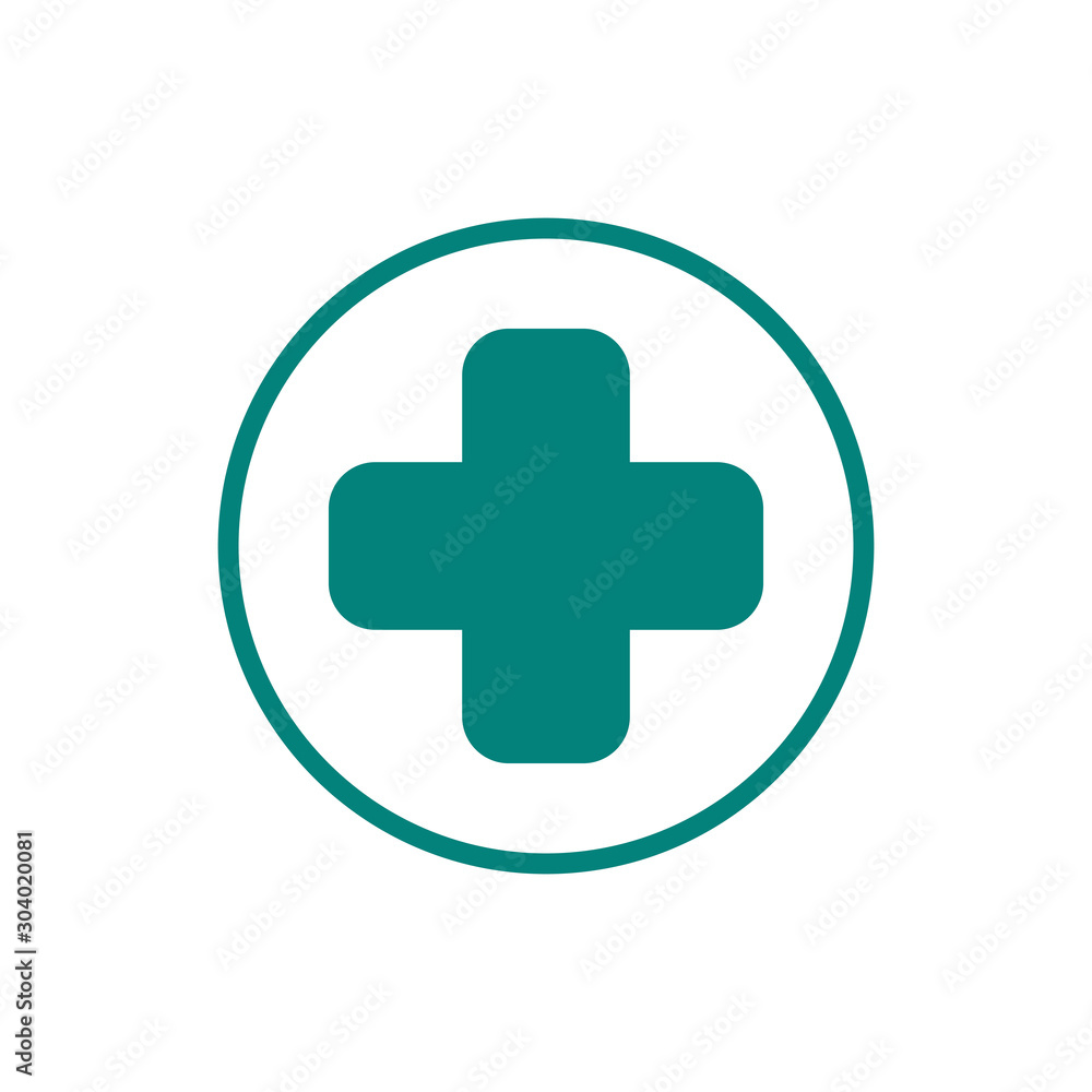 Obraz premium healthcare medical logo icon vector design symbol