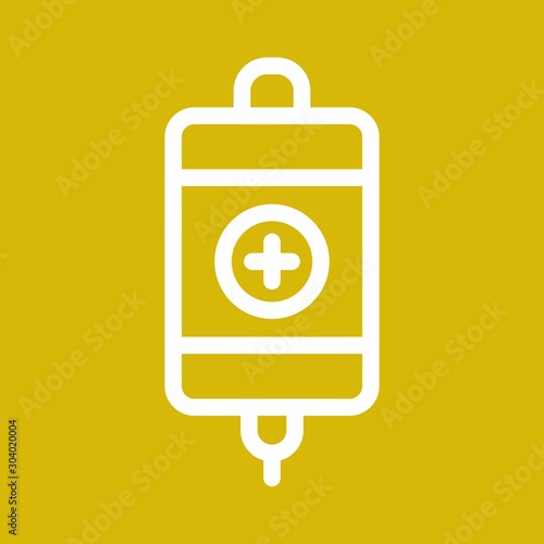 Infuse icon isolated on abstract background