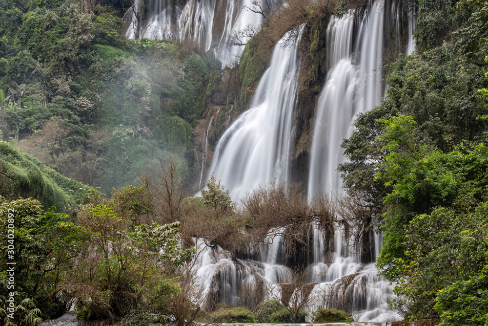 Thi Lo Su the biggest waterfall at Umphang Wildlife Sanctuary, Tak Thailand. Thi Lo Su the biggest waterfall at Umphang Wildlife Sanctuary, Tak Thailand.