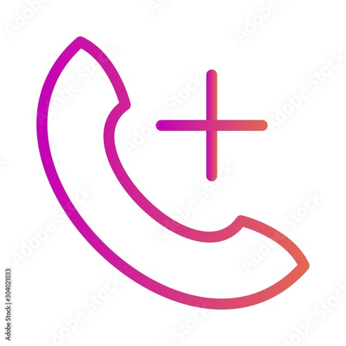 help line icon isolated on abstract background