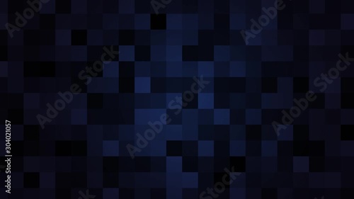 Navy abstract pixel loop