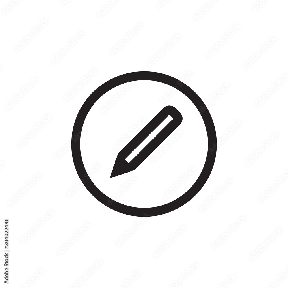 Edit icon vector isolated on background. Trendy sweet symbol. Pixel perfect. illustration EPS 10. - Vector Edit icon vector isolated on background. Trendy sweet symbol. Pixel perfect. illustration EPS 10. - Vector