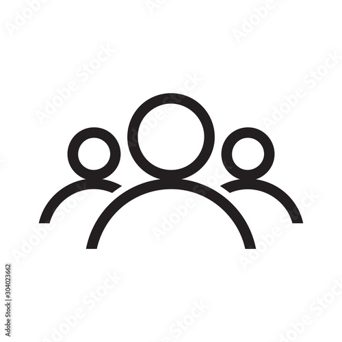 Followers icon vector isolated on background. Trendy sweet symbol. Pixel perfect. illustration EPS 10. - Vector