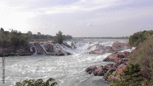 Khonephapheng Waterfall in Lao PDR