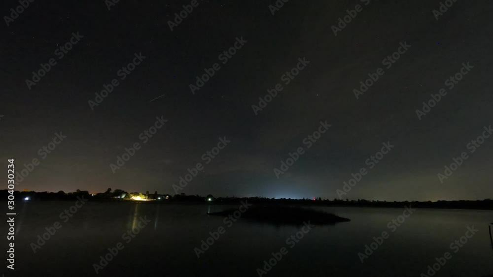 Time lapse Motion of clouds and stars Time lapse Motion of clouds and stars