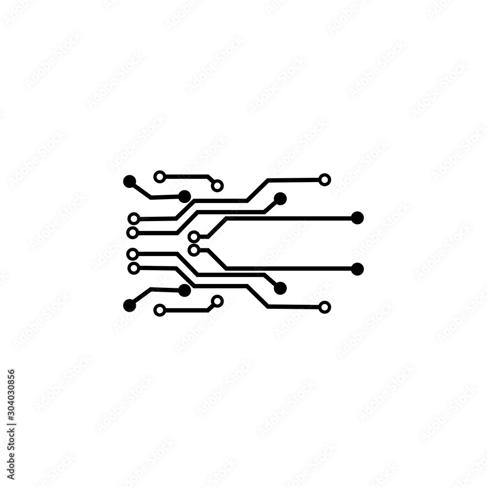 Circuit Logo Template vector Circuit Logo Template vector