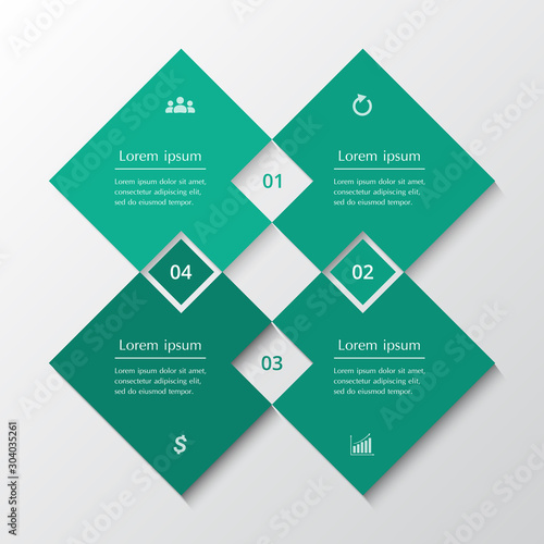 Infographic design elements for your business. © rose8mary