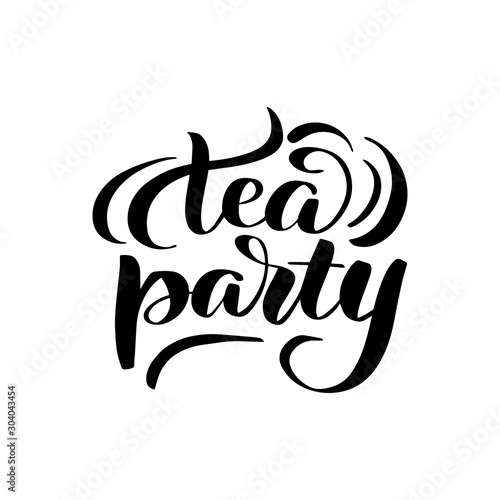 Vector calligraphy illustration isolated on white background