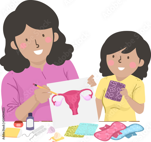 Kid Girl Mom Teach Teen Per...