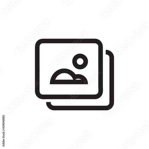 Album icon vector isolated on background. Trendy sweet symbol. Pixel perfect. illustration EPS 10. - Vector