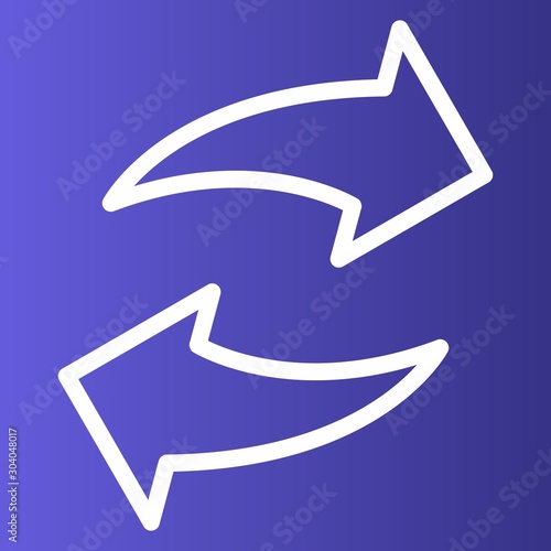 reload icon isolated on background