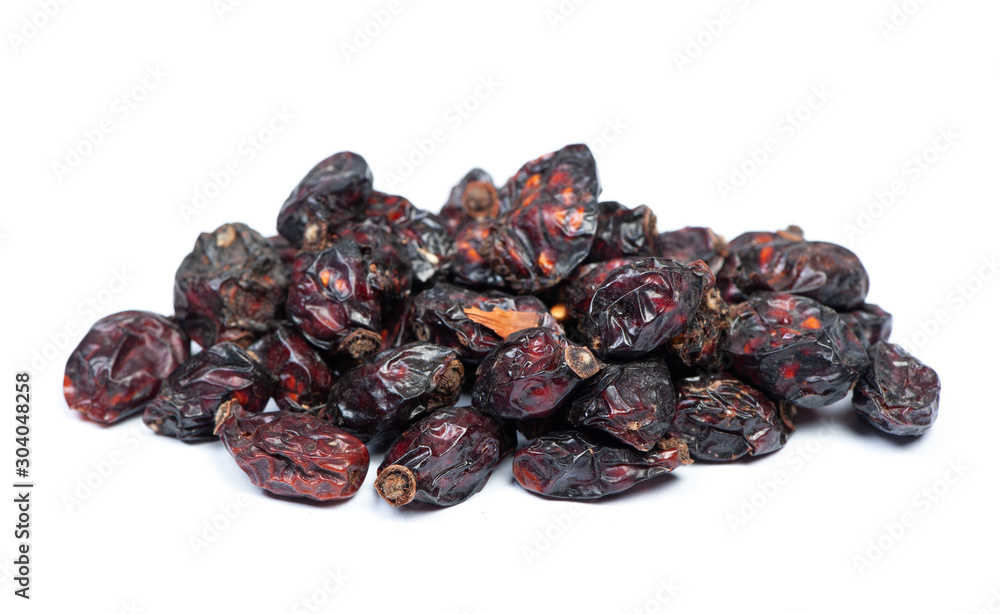 Heap of dried rose hips Heap of dried rose hips