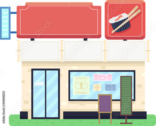 Sushi Shop Illustration