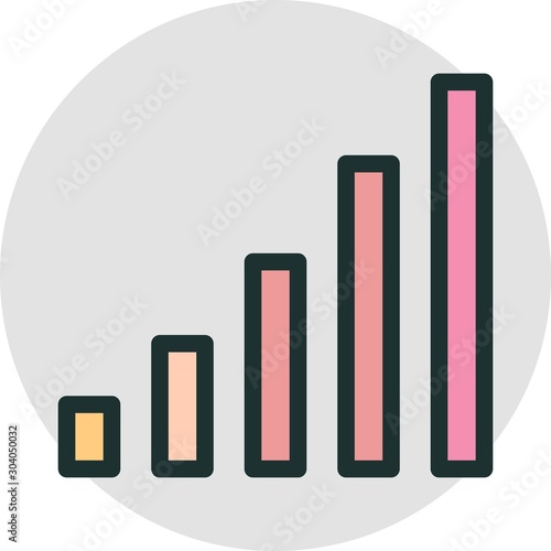 signals icon isolated on background