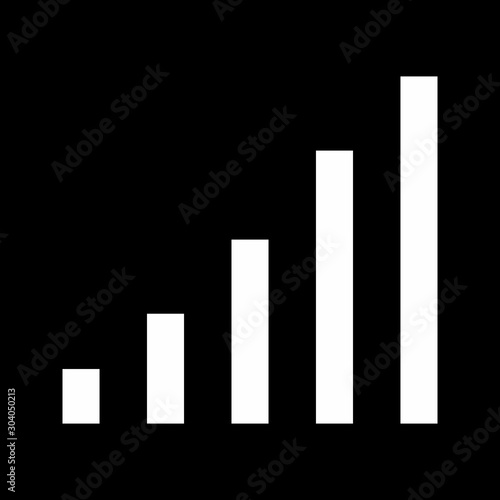 signals icon isolated on background