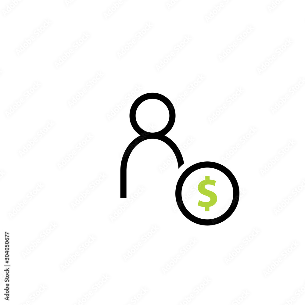 Cost per Lead icon. Clipart image isolated on white background Cost per Lead icon. Clipart image isolated on white background