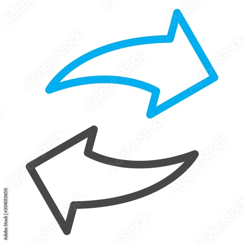 reload icon isolated on background