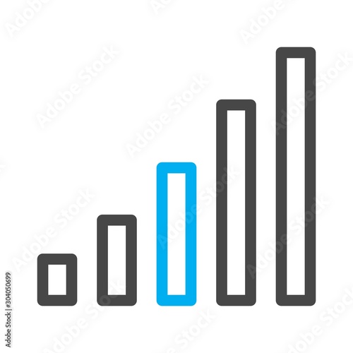 signals icon isolated on background