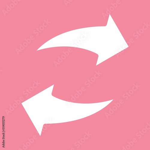 reload icon isolated on background