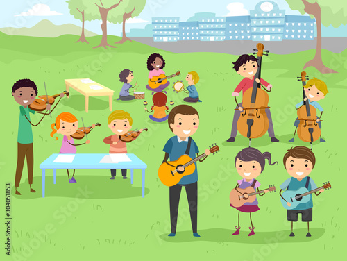 Stickman Kids Outdoor Instrument Petting Zoo