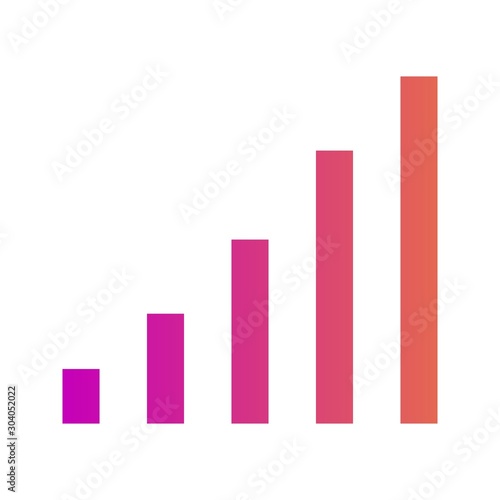 signals icon isolated on background