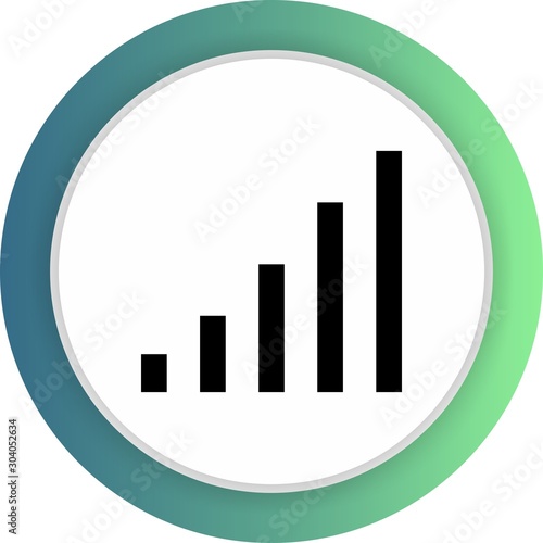 signals icon isolated on background