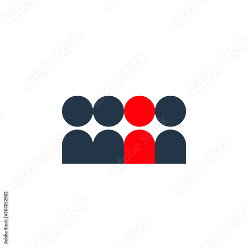 Manpower cost reduction icon. Clipart image isolated on white background