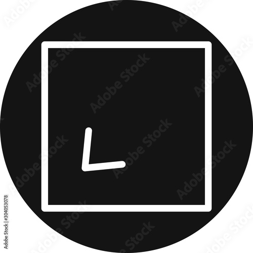  Enlarge icon isolated on background