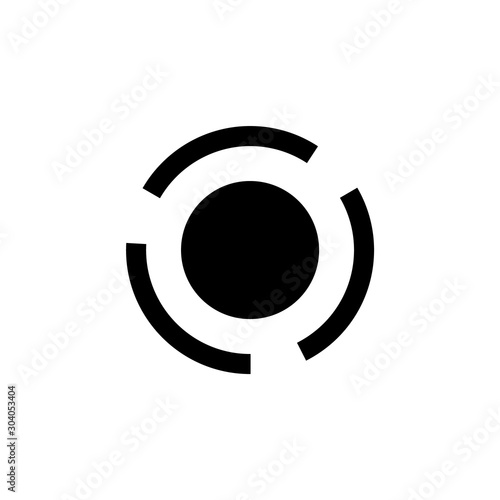 Sensor node icon. Clipart image isolated on white background