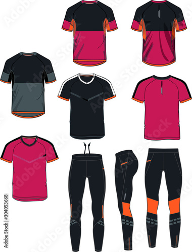 Men´s active wear clothing 