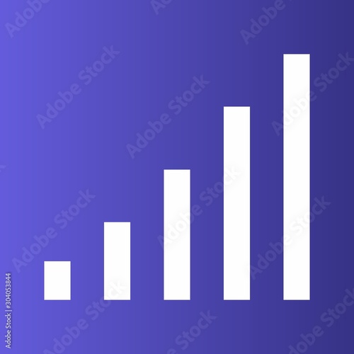 signals icon isolated on background