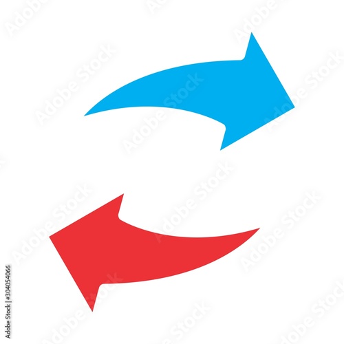 reload icon isolated on background