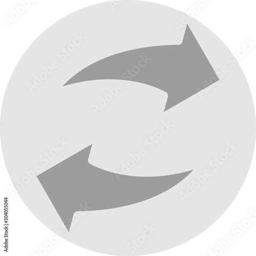 reload icon isolated on background